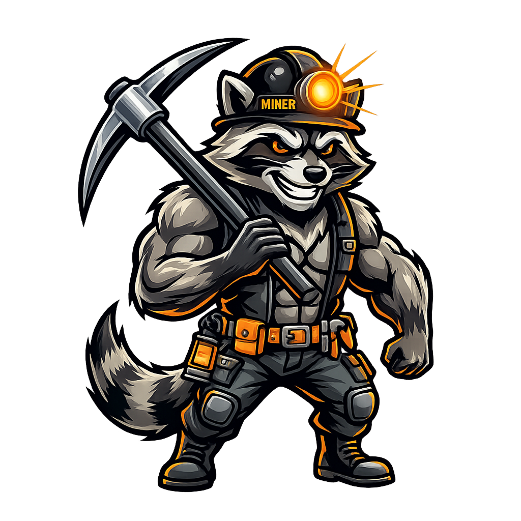 MinerTown Mascot